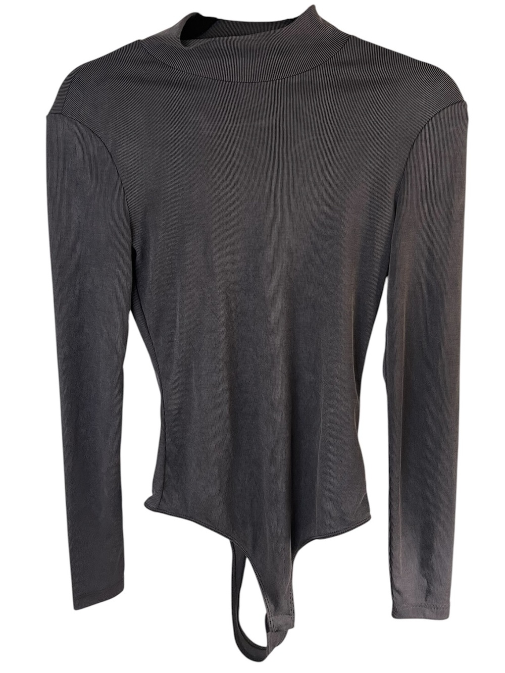 Elodie Ribbed Mock-Neck Bodysuit